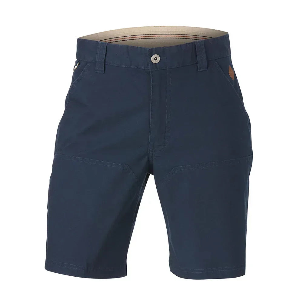 Hammer + Field Workwear Long Length Seam Pocket Stretch Short - Navy - RSEA Safety Outlet